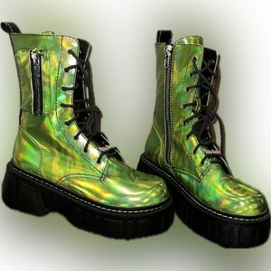 Dollskill x Rick and Morty Combat Boots